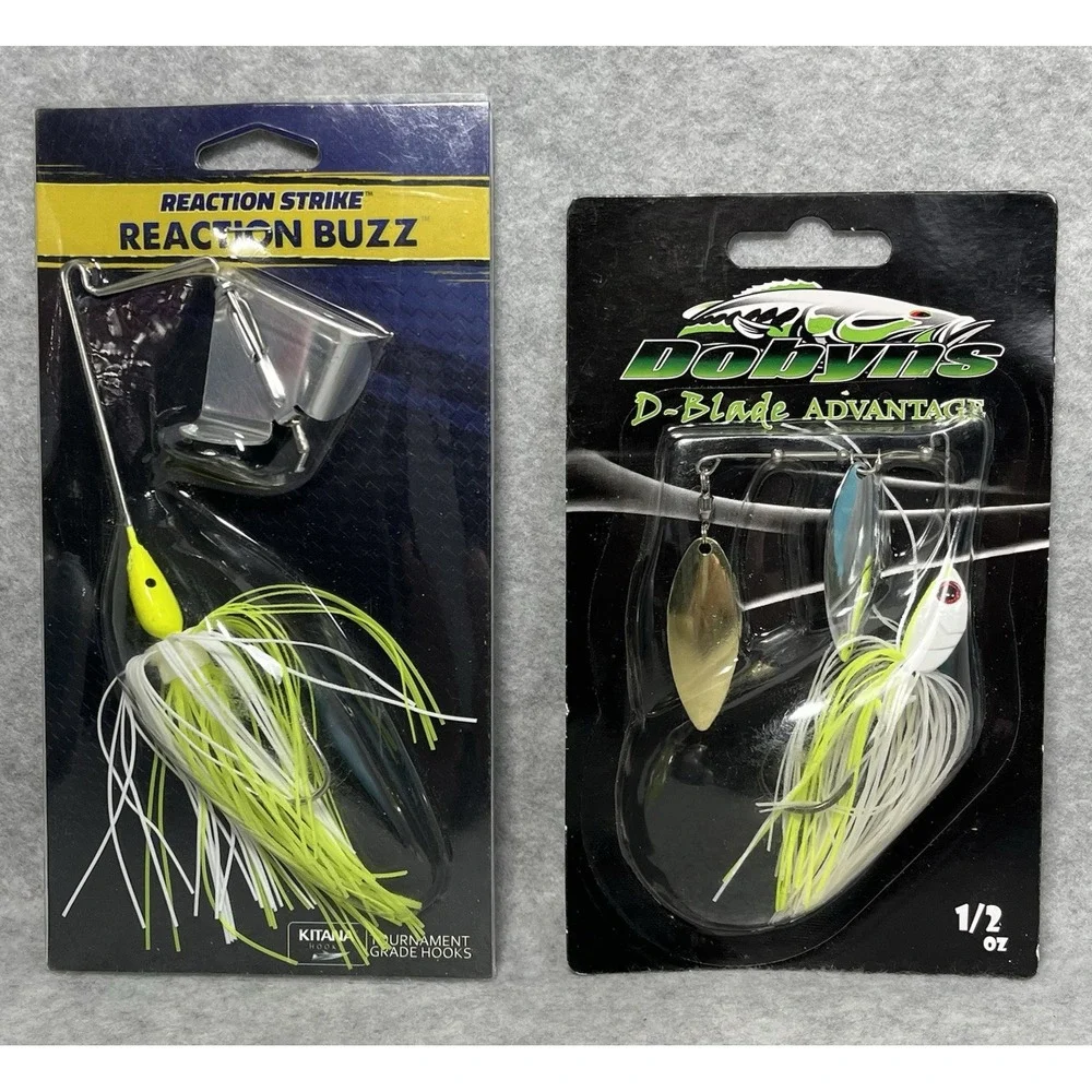 Reaction Strike Buzz Lure RSBUZZ3/8-CW  Dobyns D-Blade Advantage ADV1/2A07 White